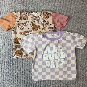 Nora Madison 12-18 mo tees!